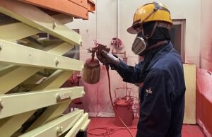 塗装作業