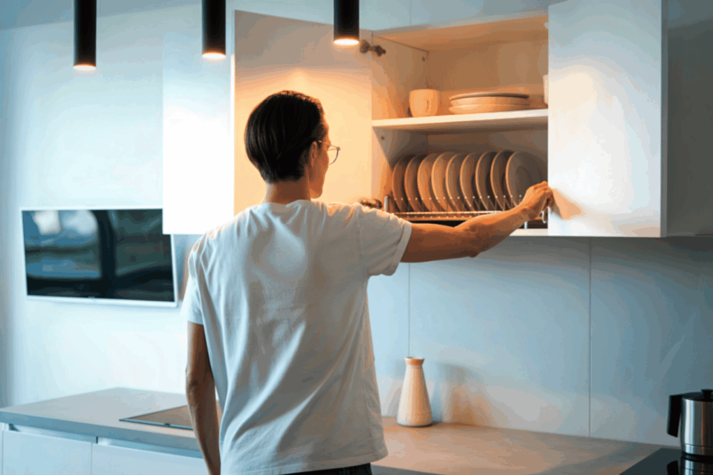 食器棚のタイプによって収納方法が変わる
