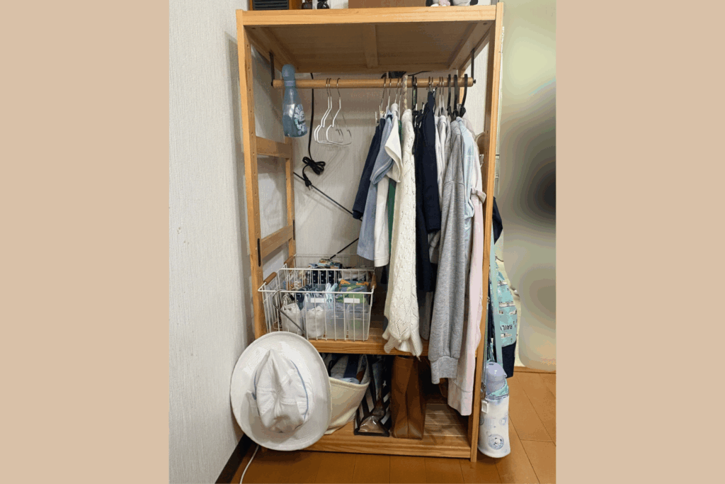 子ども服の片付けの実例1